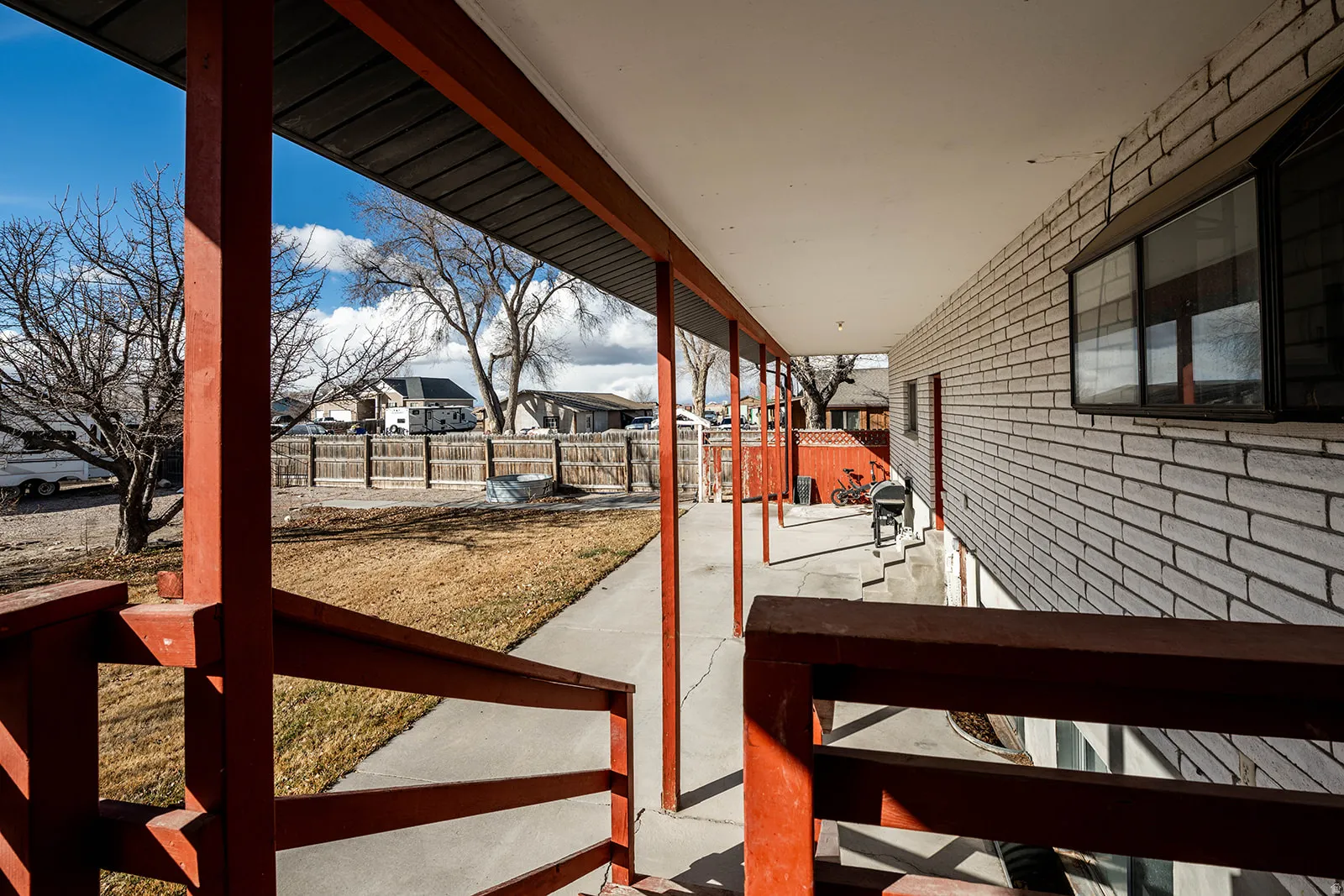 View of patio / terrace with a residential view