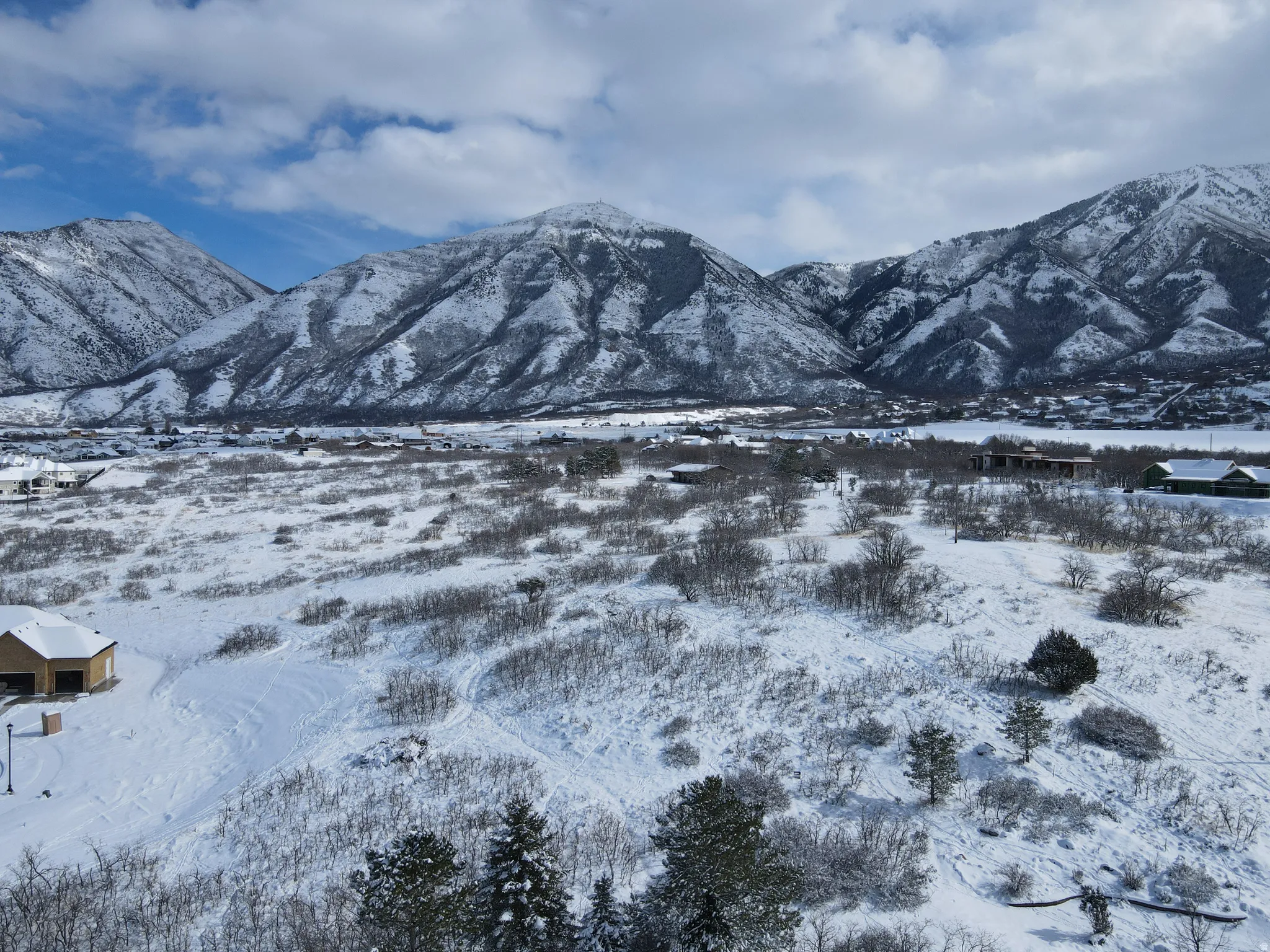 View of mountain backdrop