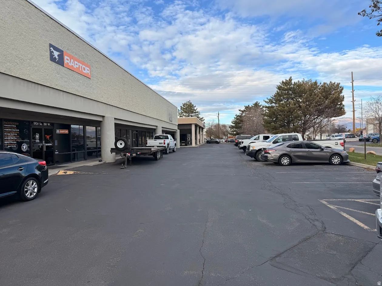 View of uncovered parking lot