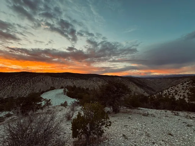 View of mountain background