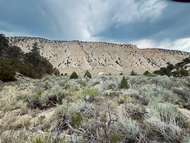 View of mountain background