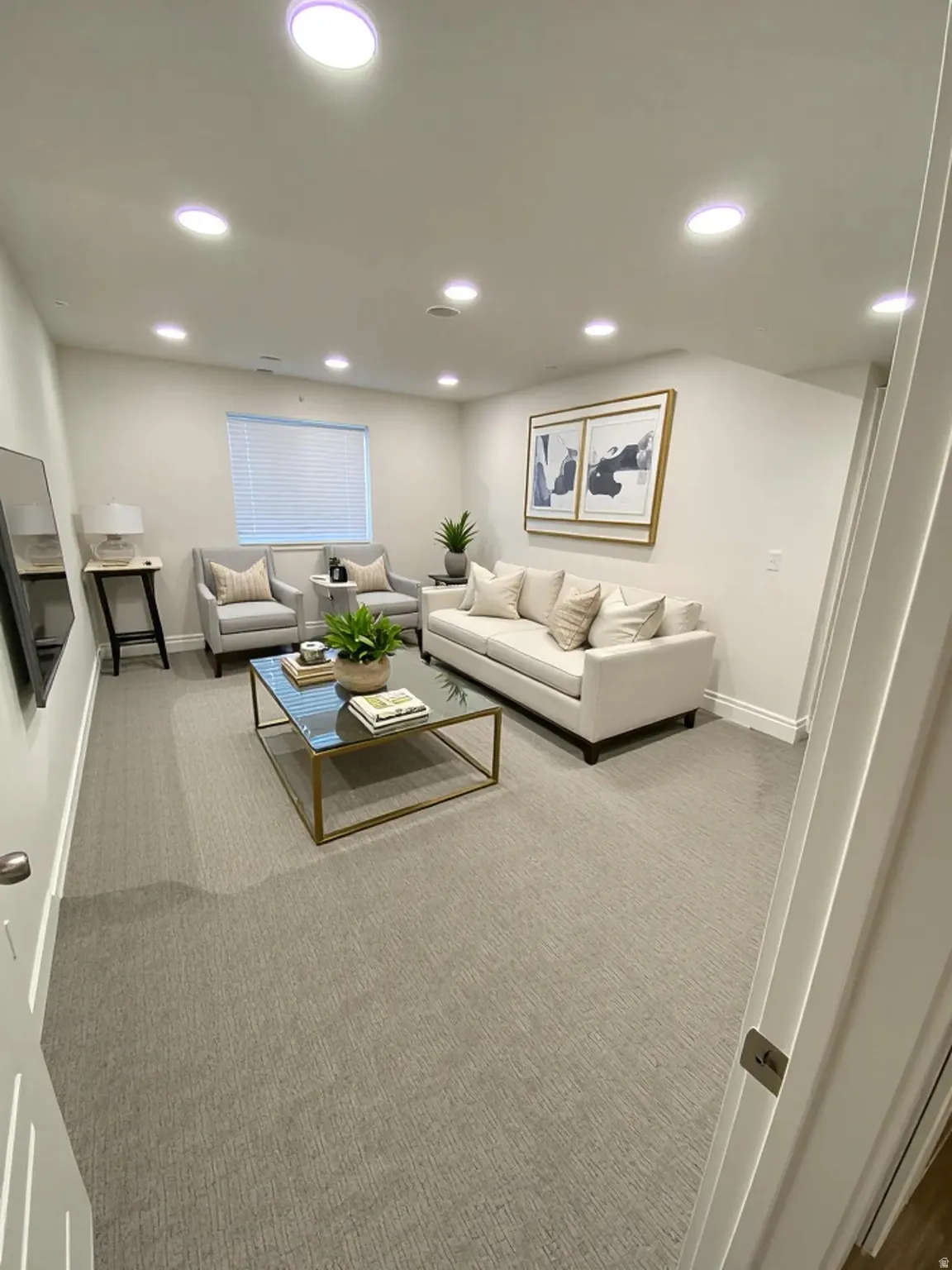 AI Basement Family Room to show possibilities.