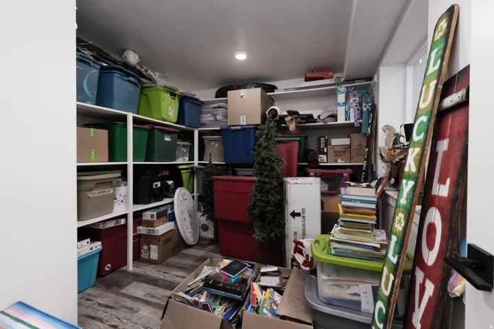 View of storage area