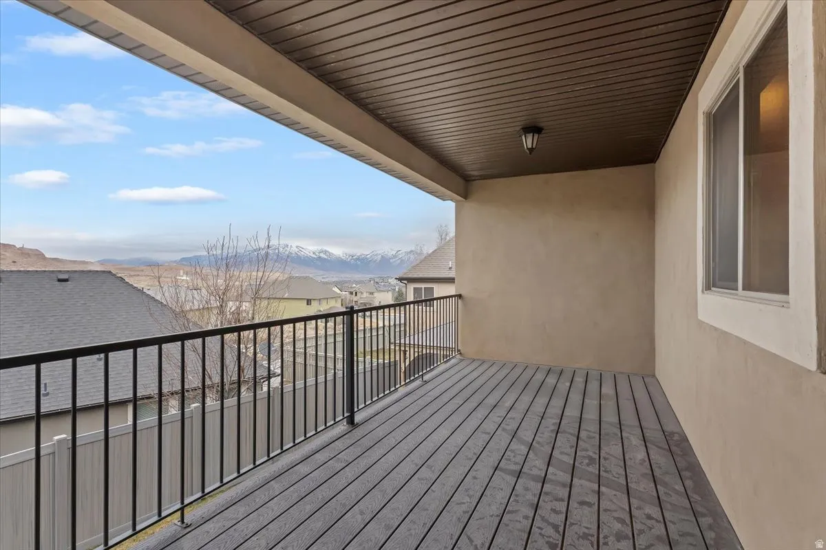 View of deck