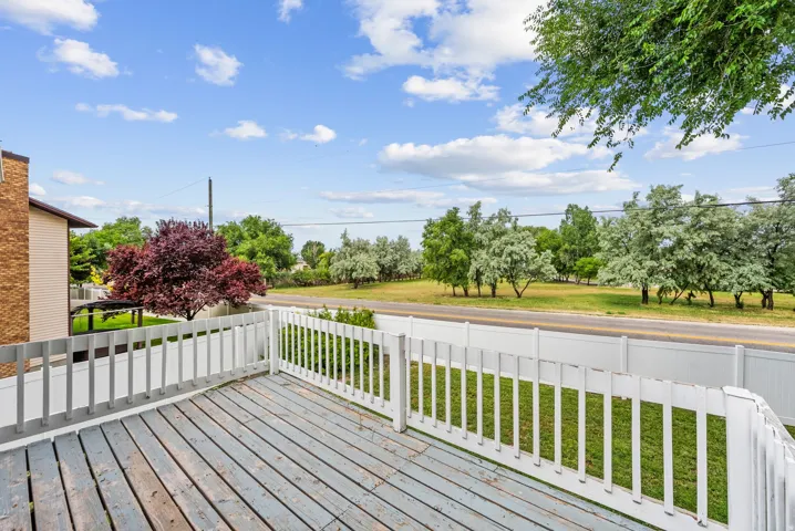 View of deck