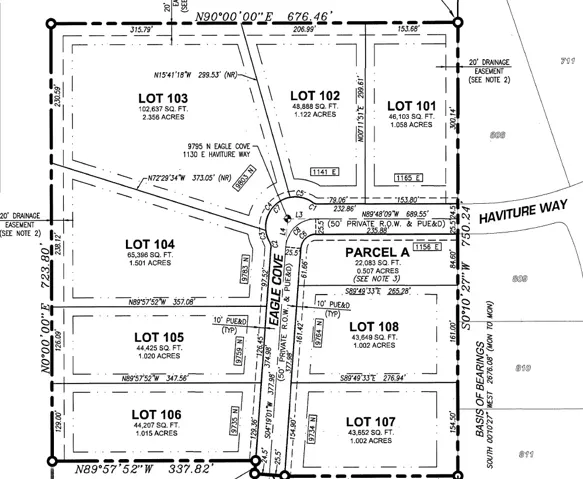 Parcel map
