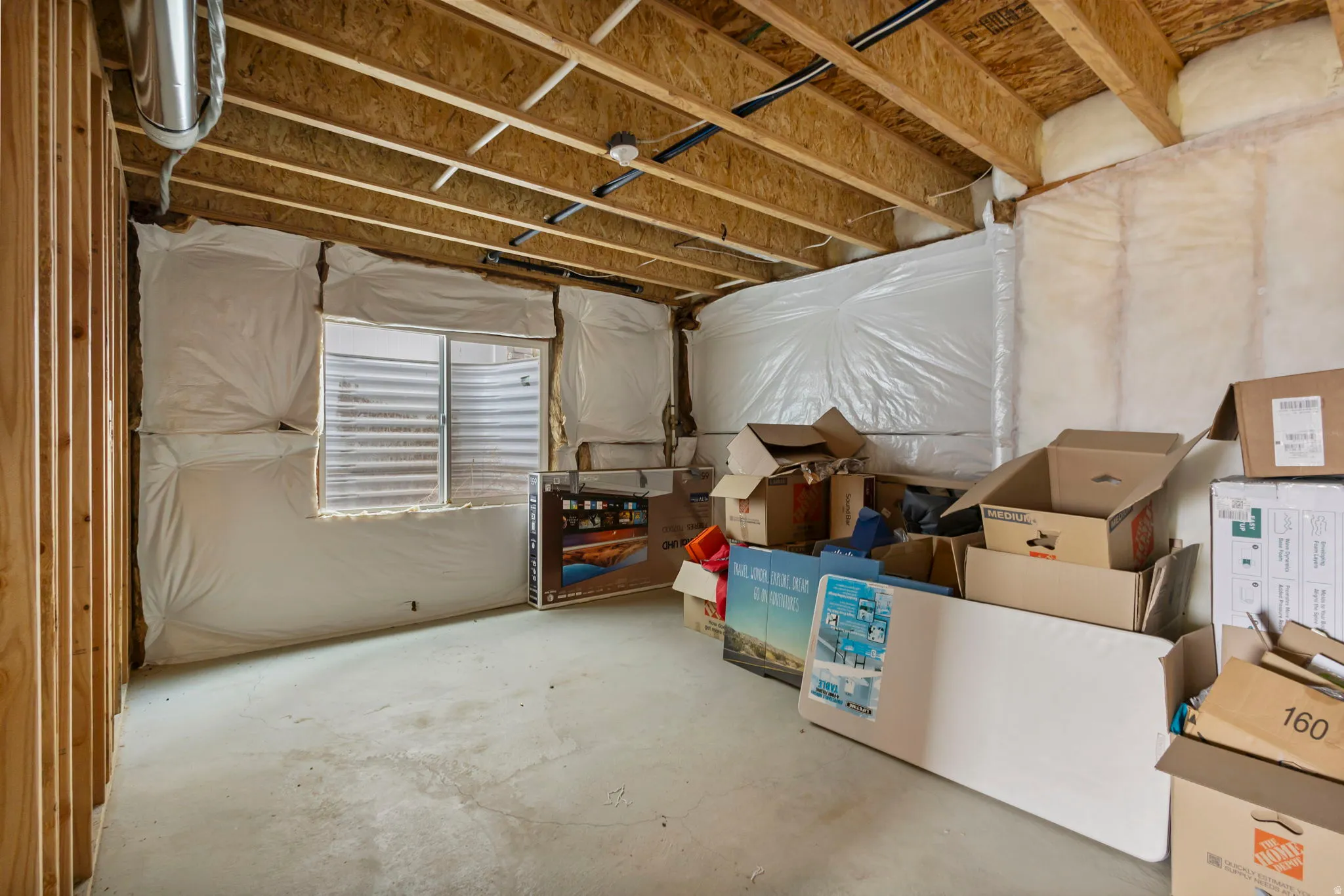 View of basement