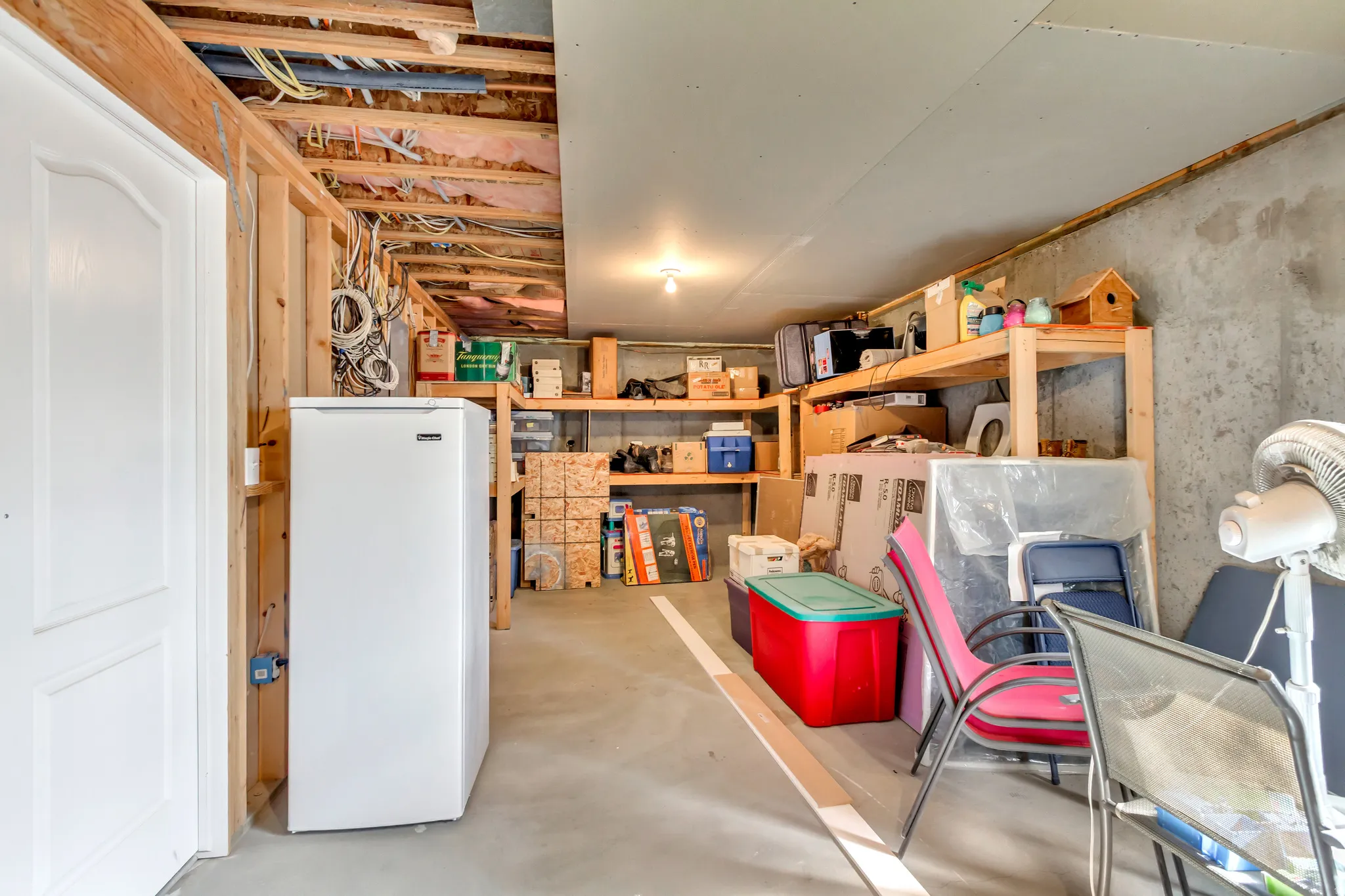 View of storage area