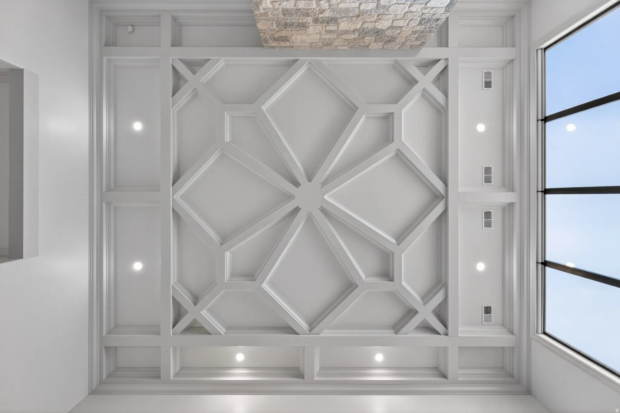 Detailed Custom Great Room Ceiling