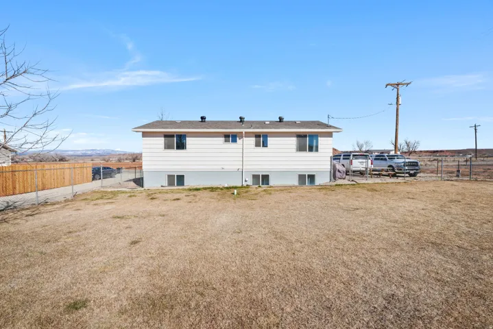 Rear view of property