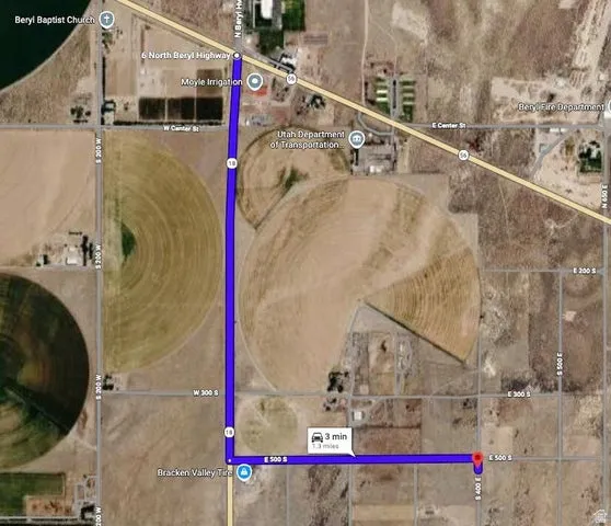 Map / location featuring property boundaries highlighted