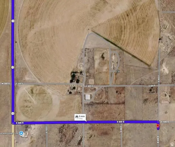 Map / location with property boundaries highlighted