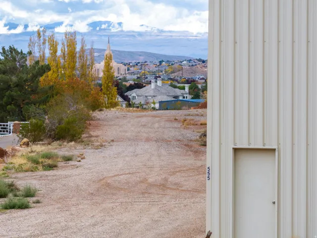 Mountain view featuring nearby suburban area