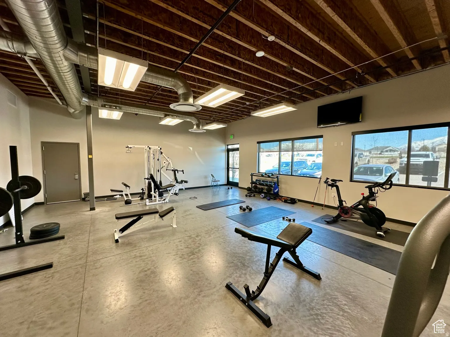 View of workout area