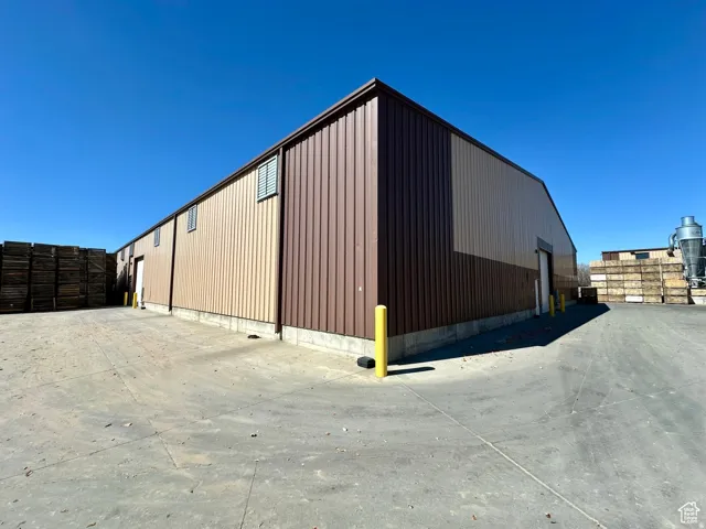 View of pole building