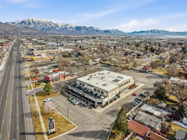 Aerial view of mountains