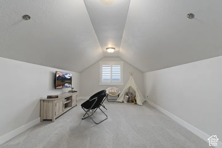 Bonus room ideal for a media room, playroom, home gym, or additional office space.