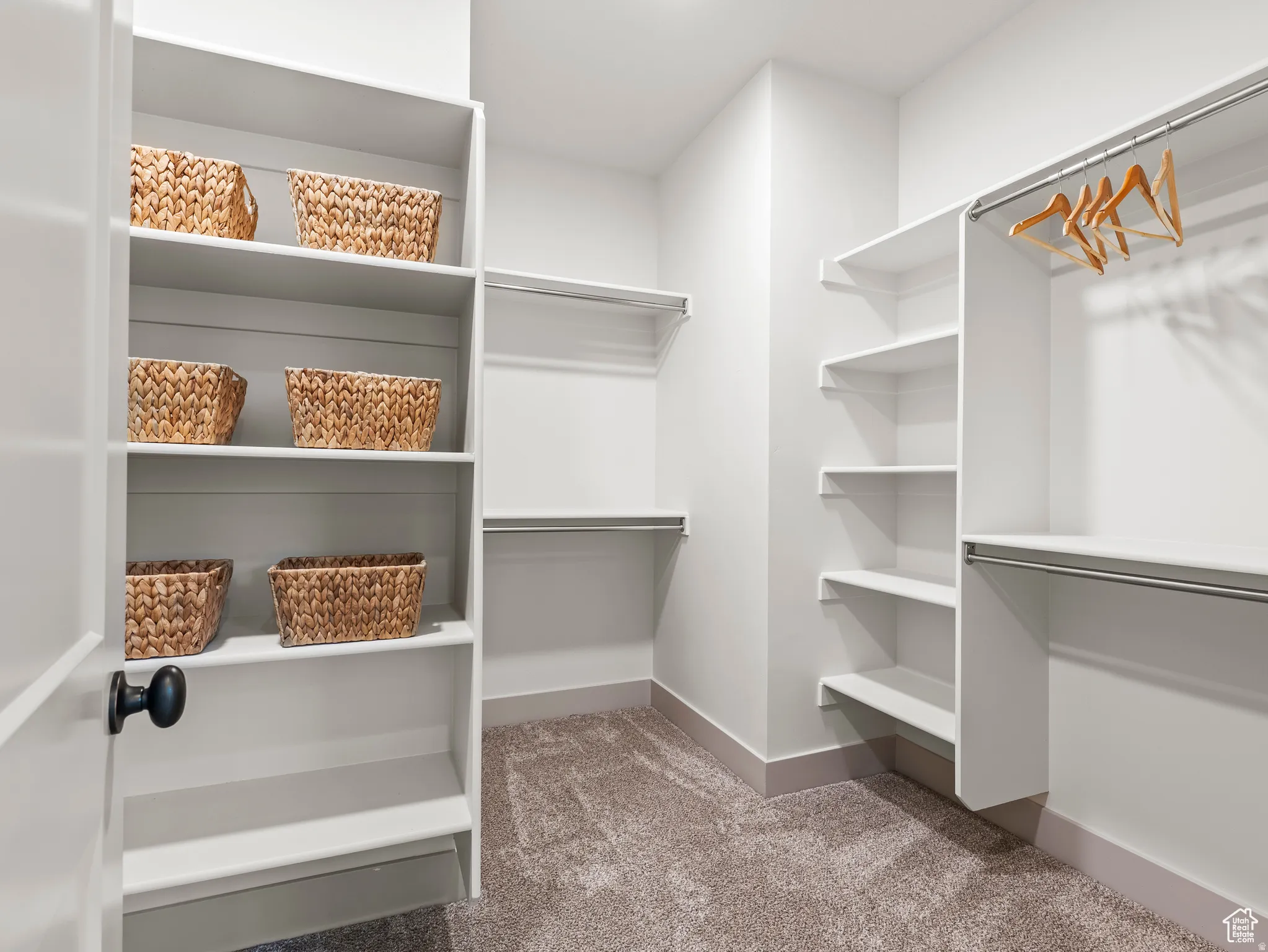 one of the two primary closets