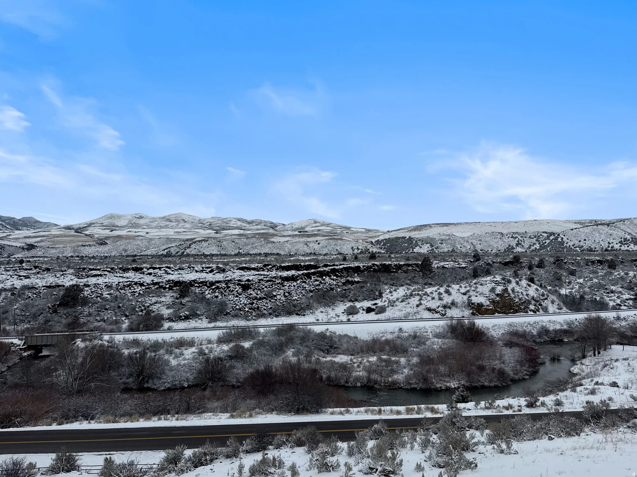 View of mountain backdrop