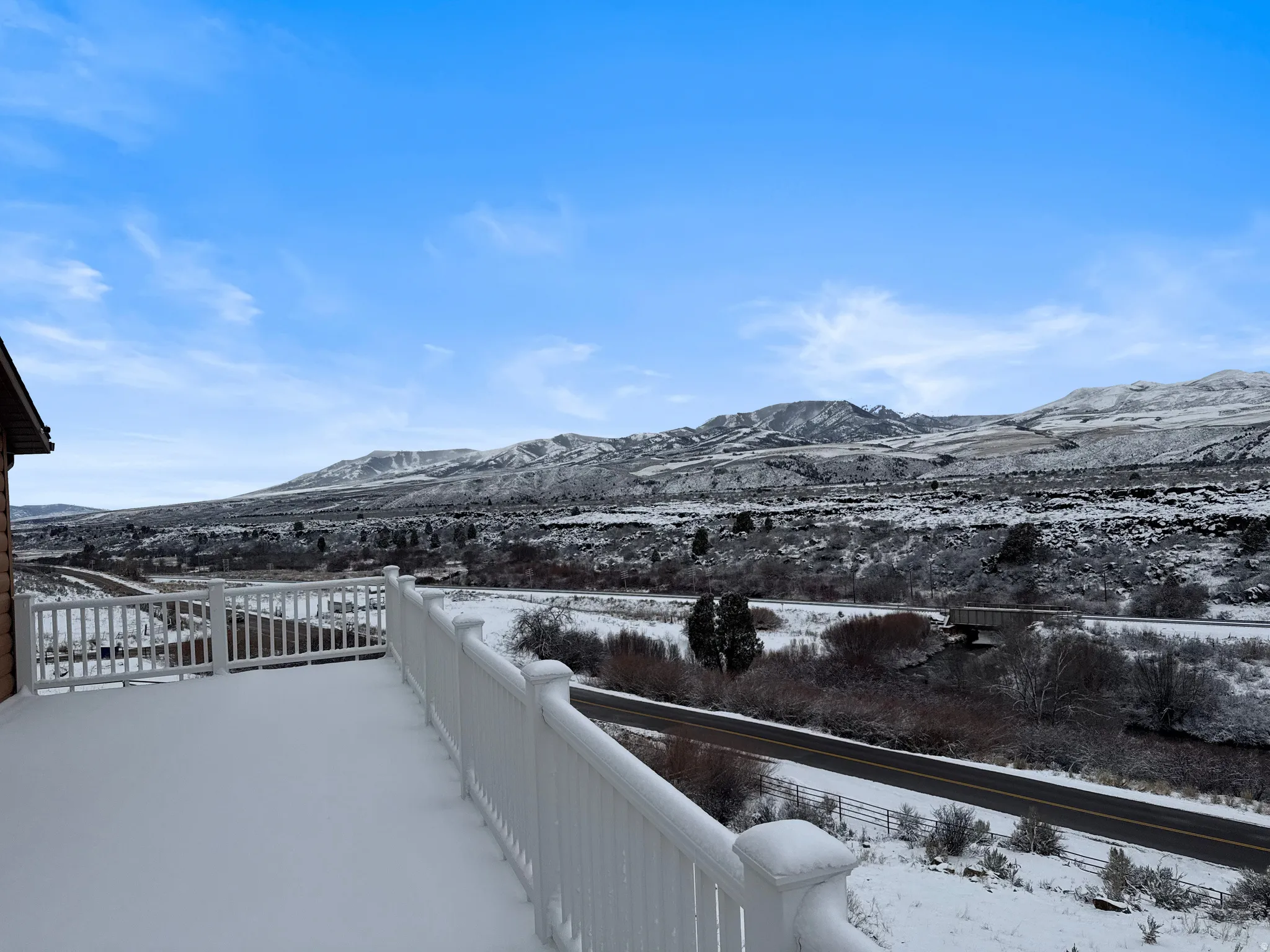 View of mountain backdrop
