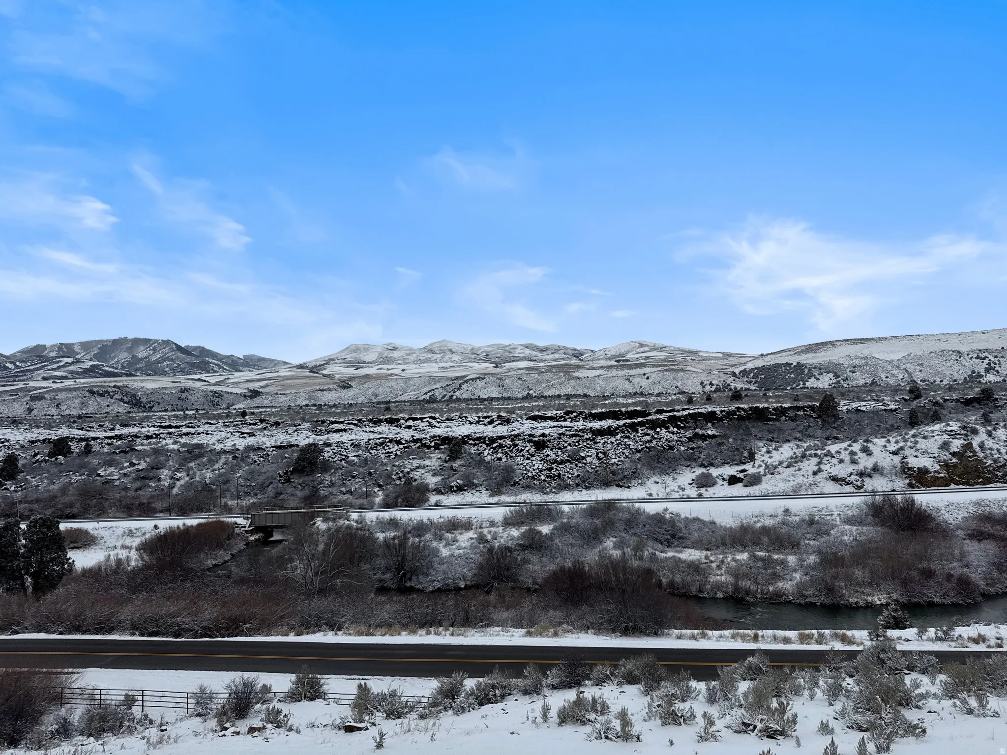 View of mountain background