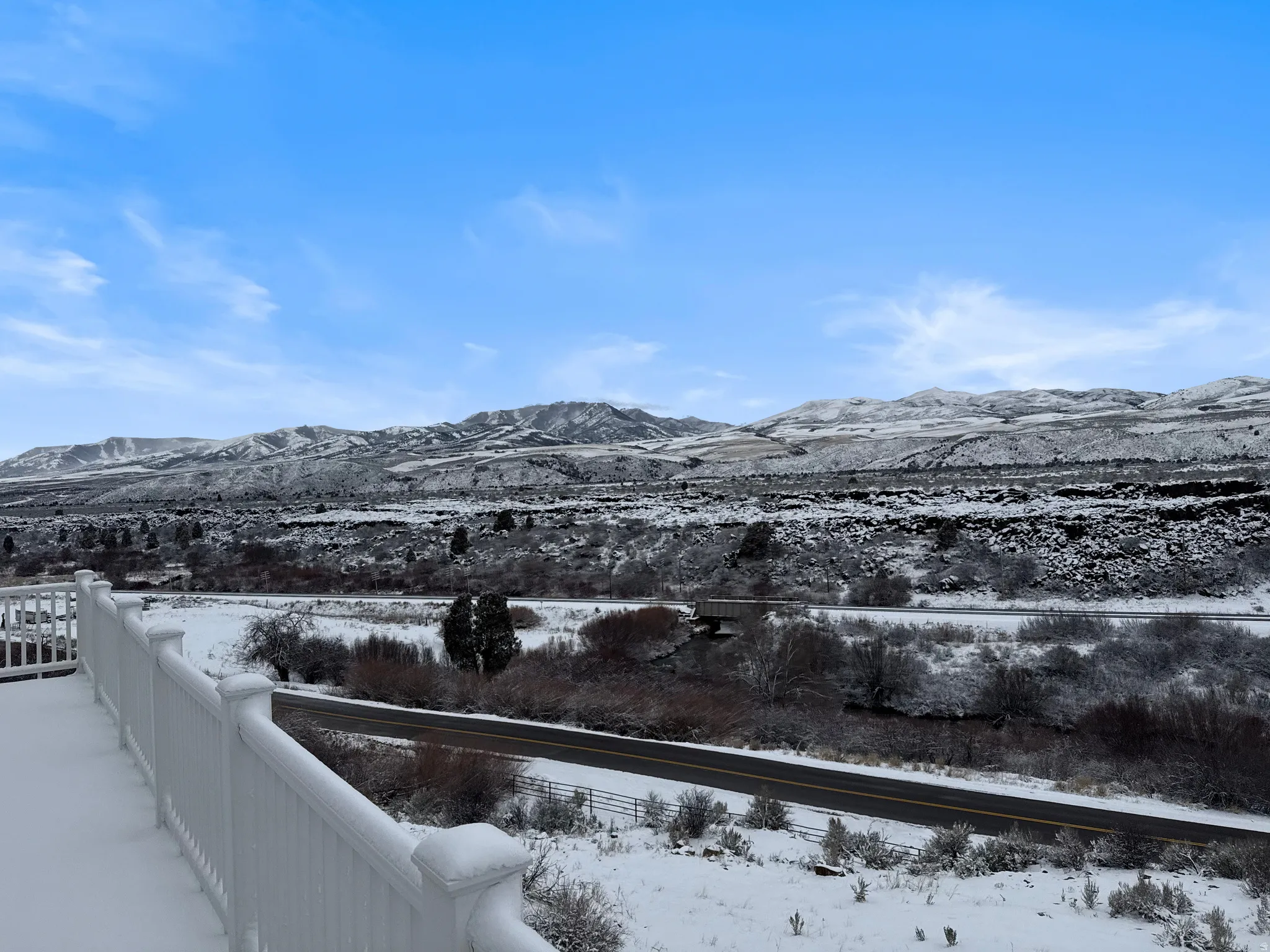 View of mountain backdrop
