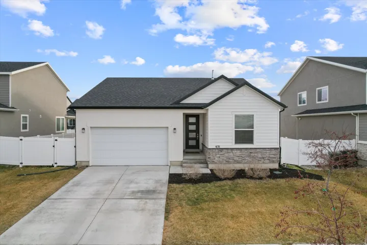 Actual front view of home