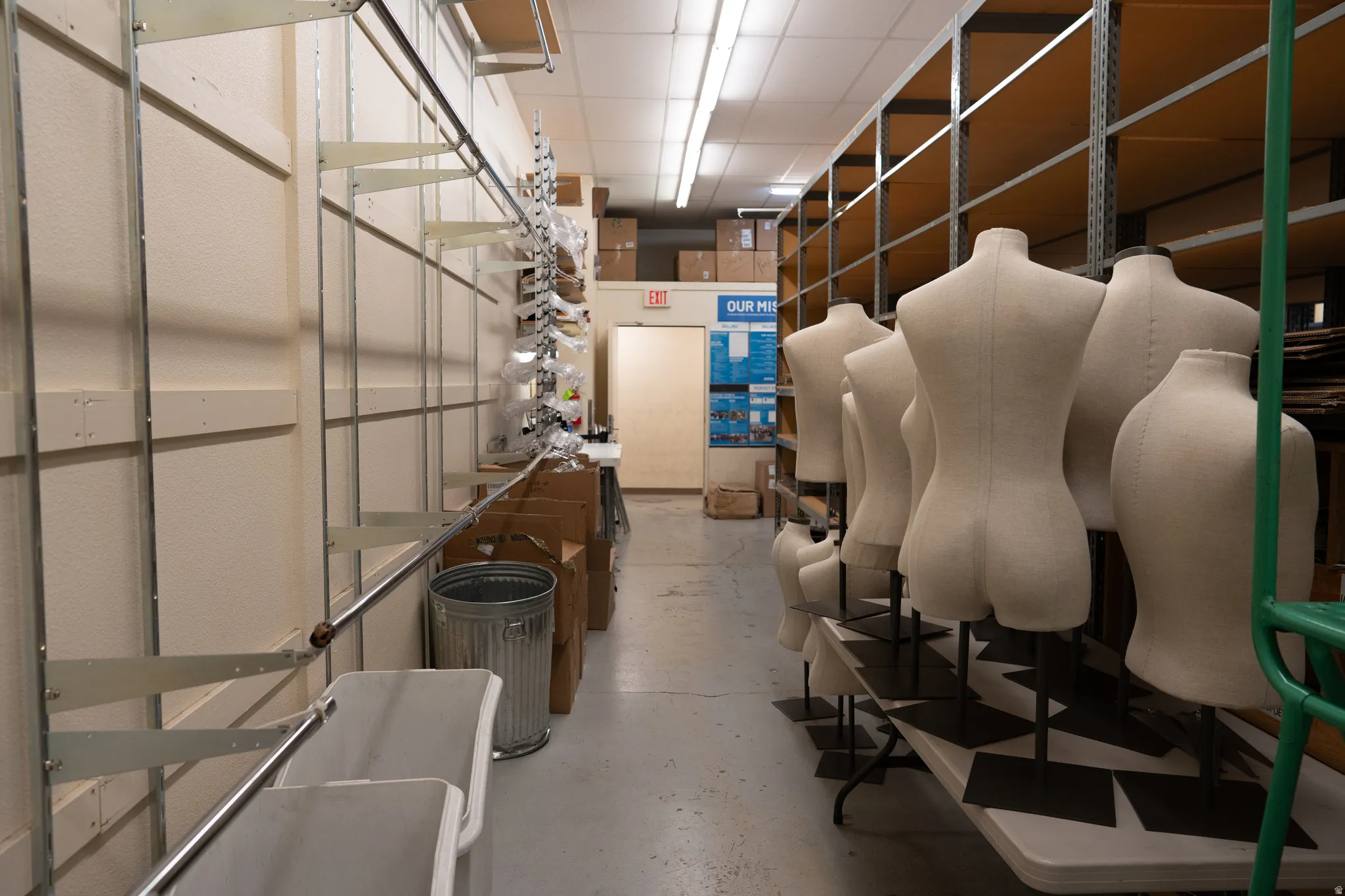 View of storage room