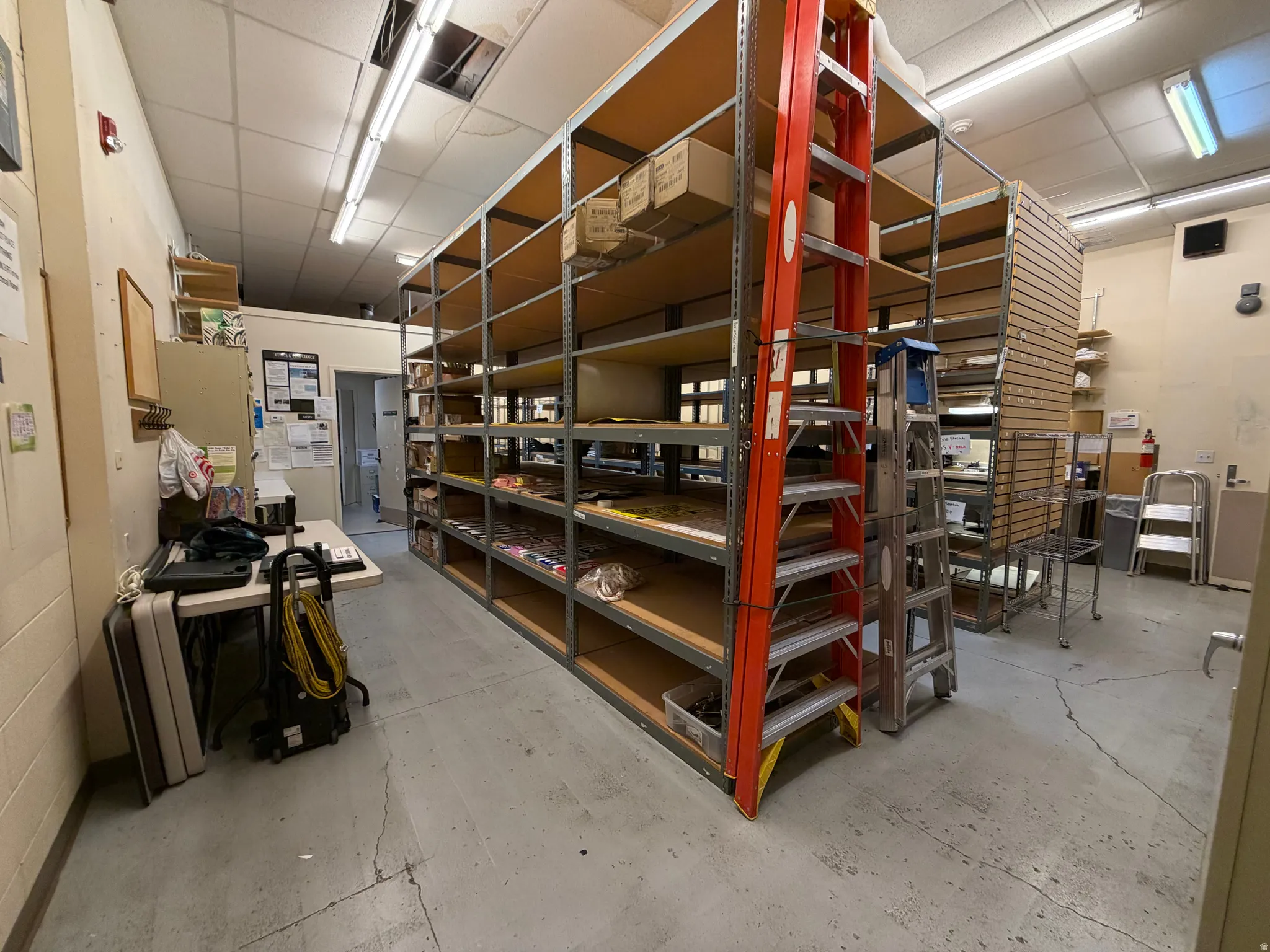 View of storage room