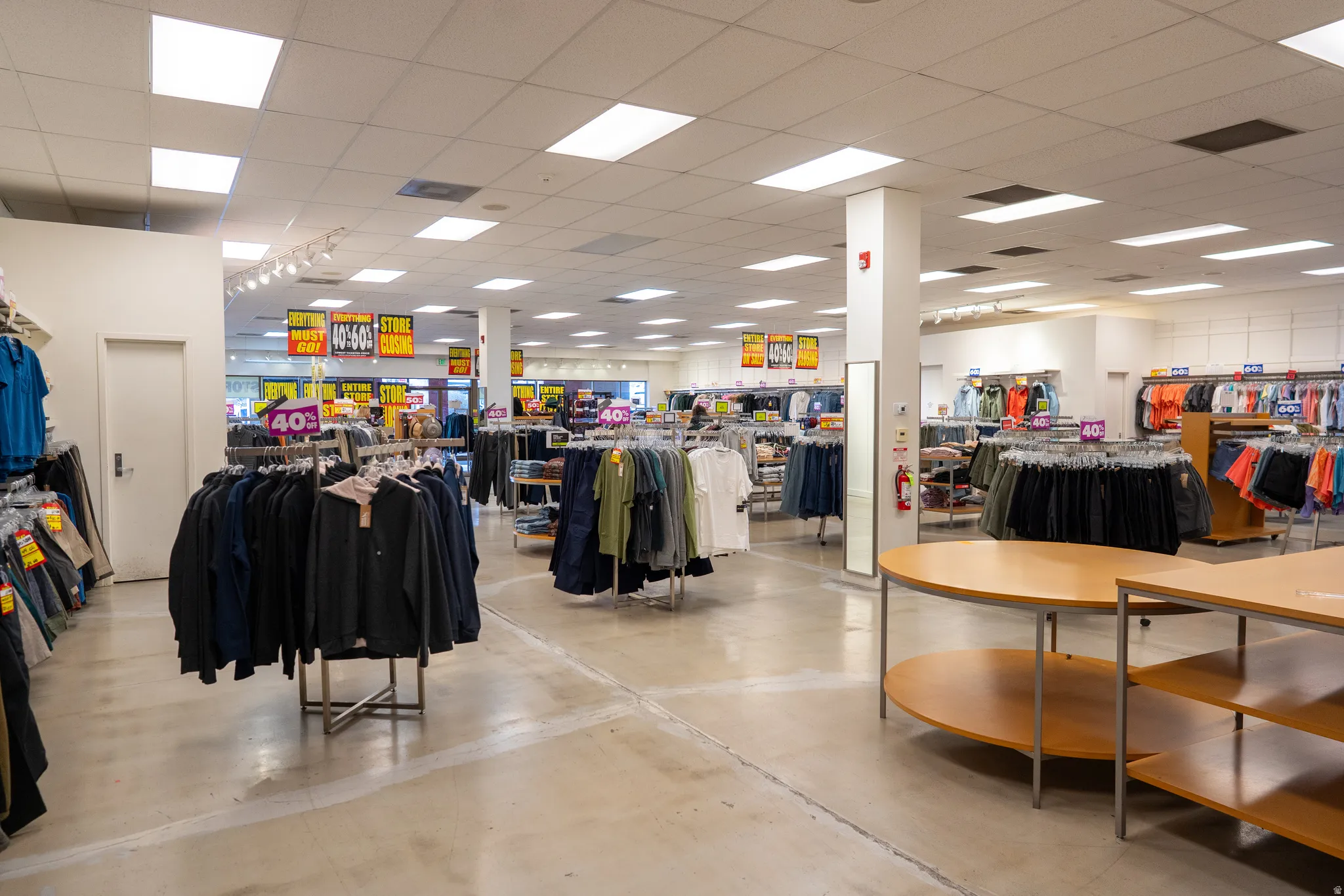 Misc room featuring a paneled ceiling