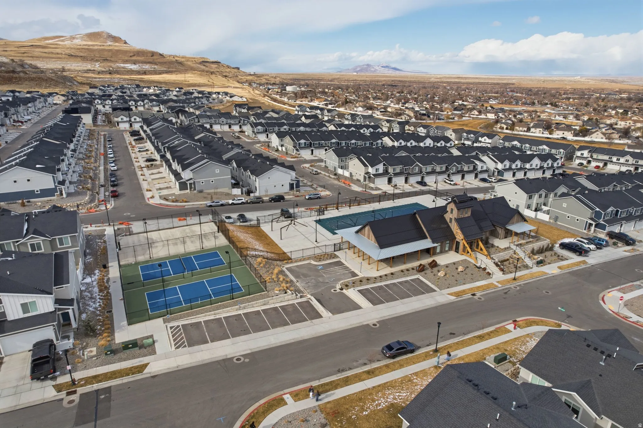 Clubhouse, Pool, Pickleball and Basketball Courts