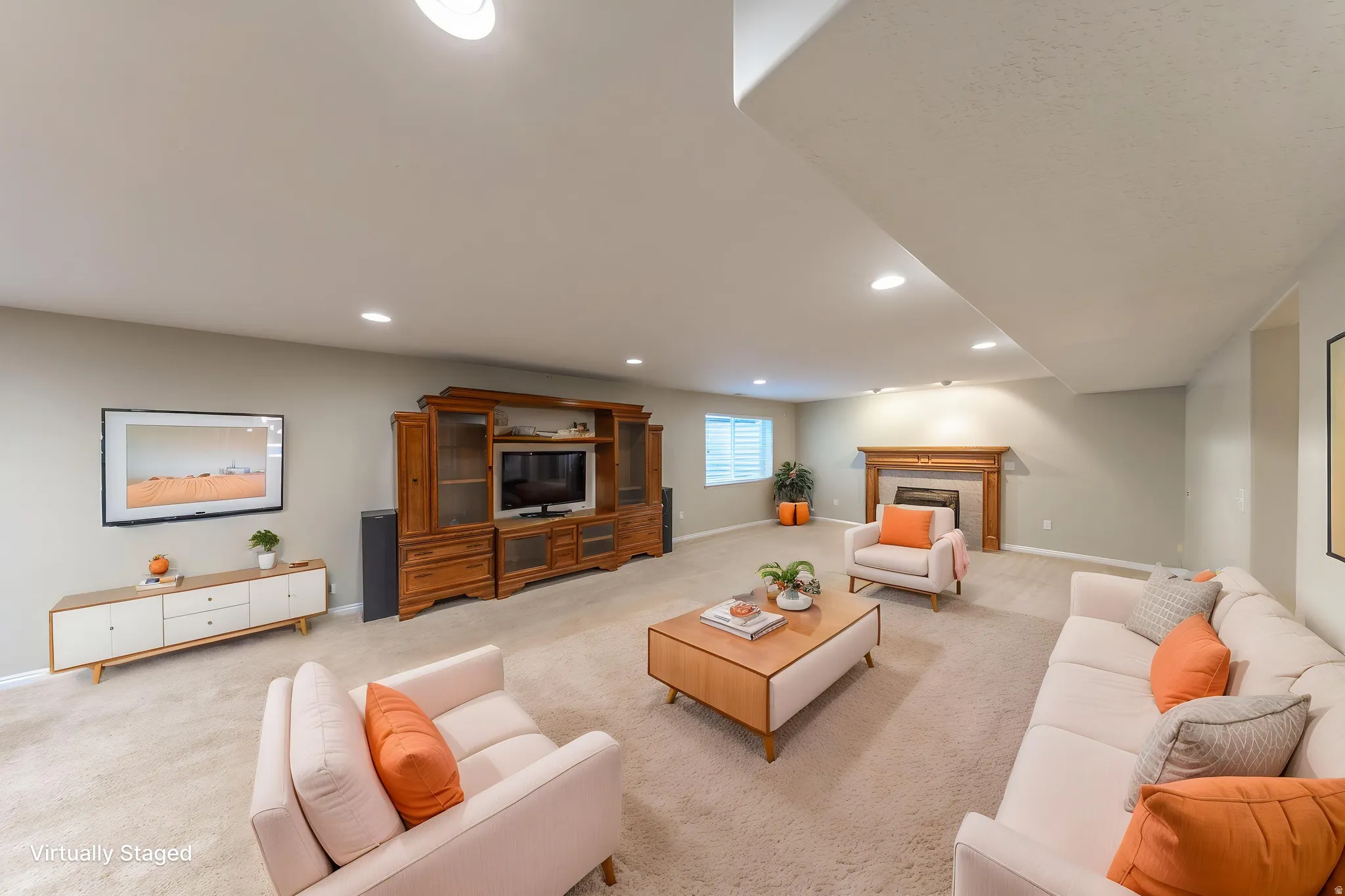 Family / Great Room Staged