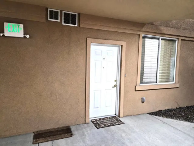 View of exterior entry