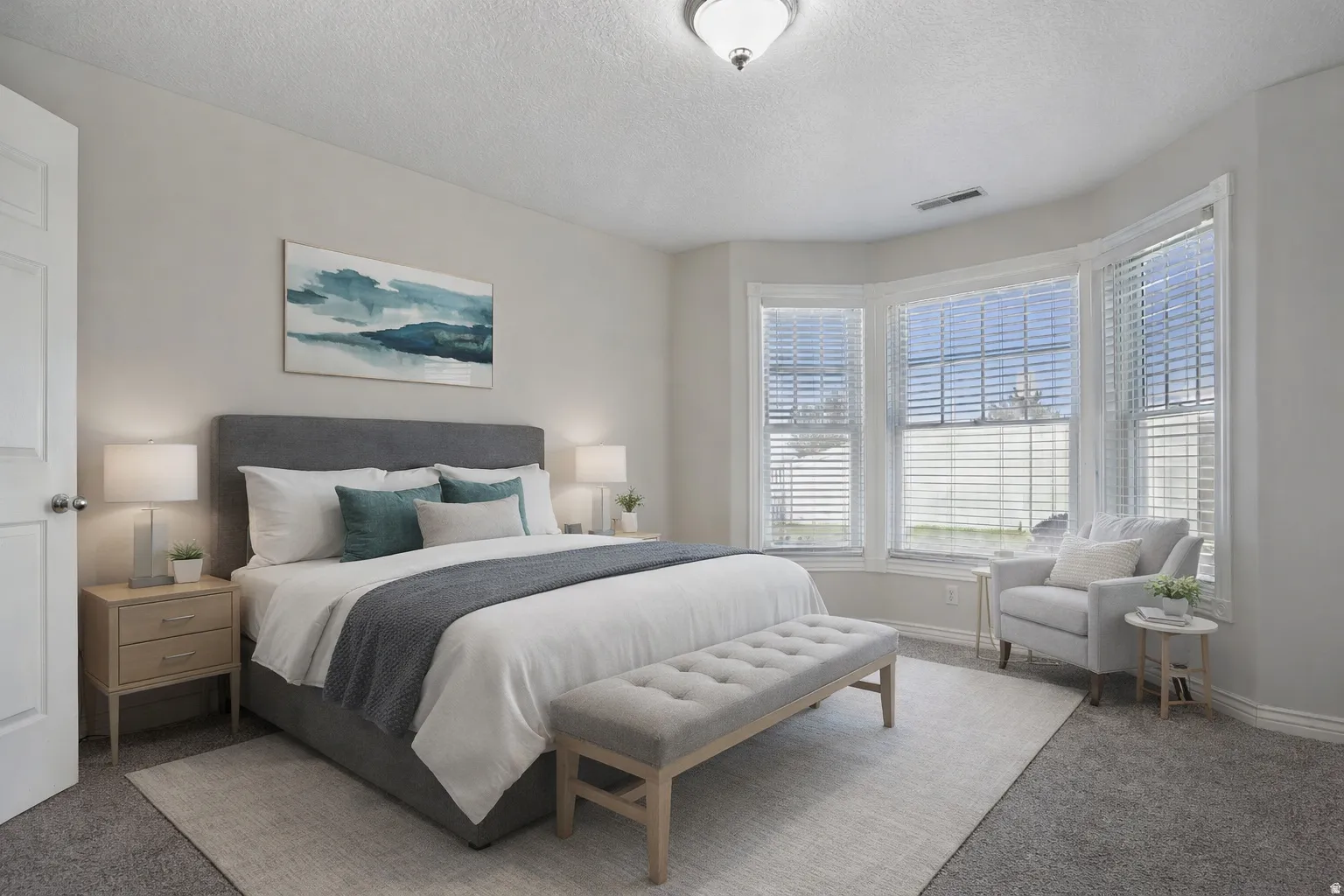 Master Bedroom-Virtually staged
