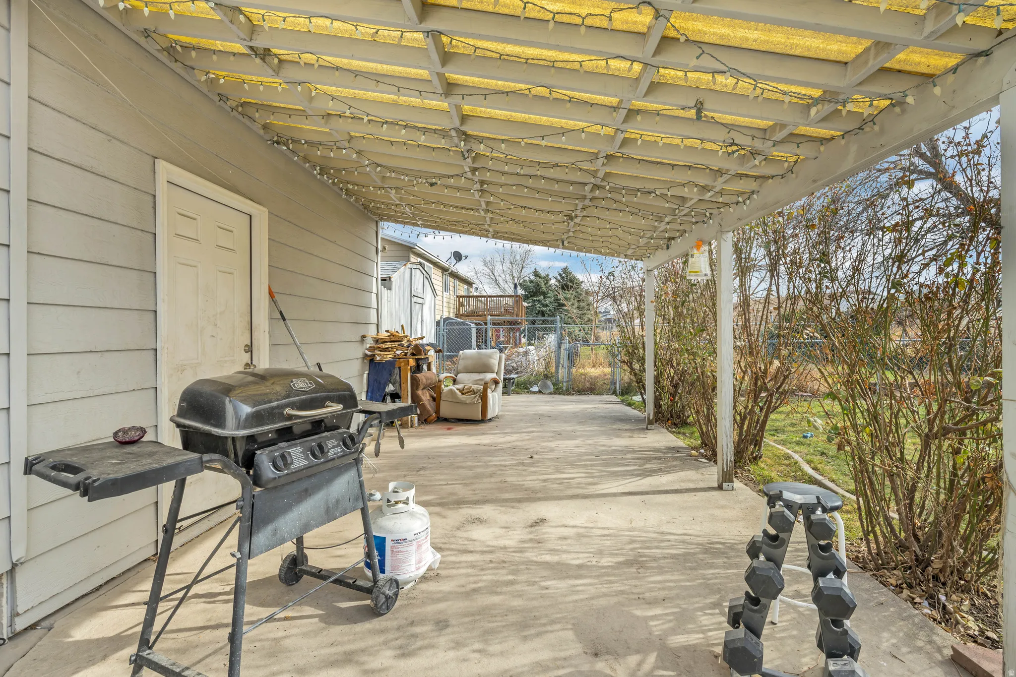 View of patio / terrace with grilling area