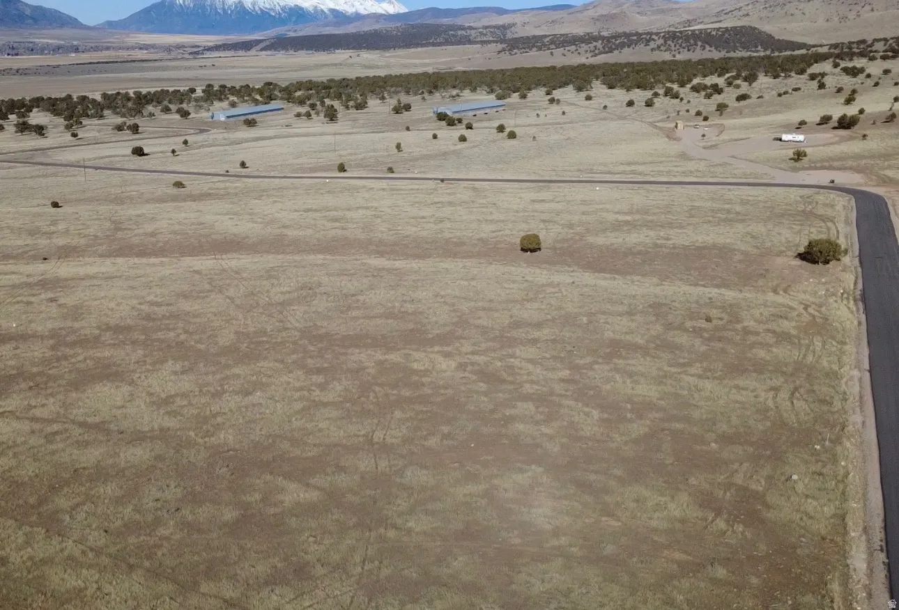 View of rural area with mountains and a desert landscape