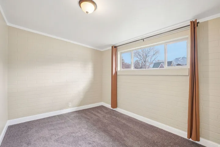 Carpeted bedroom #1