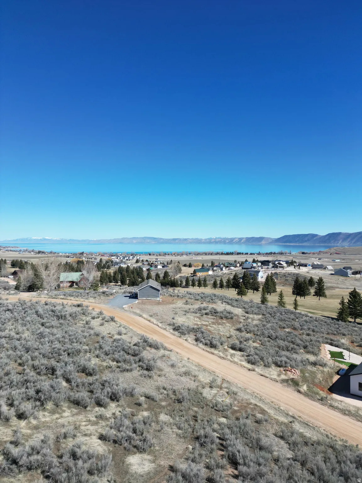 Aerial view of mountains