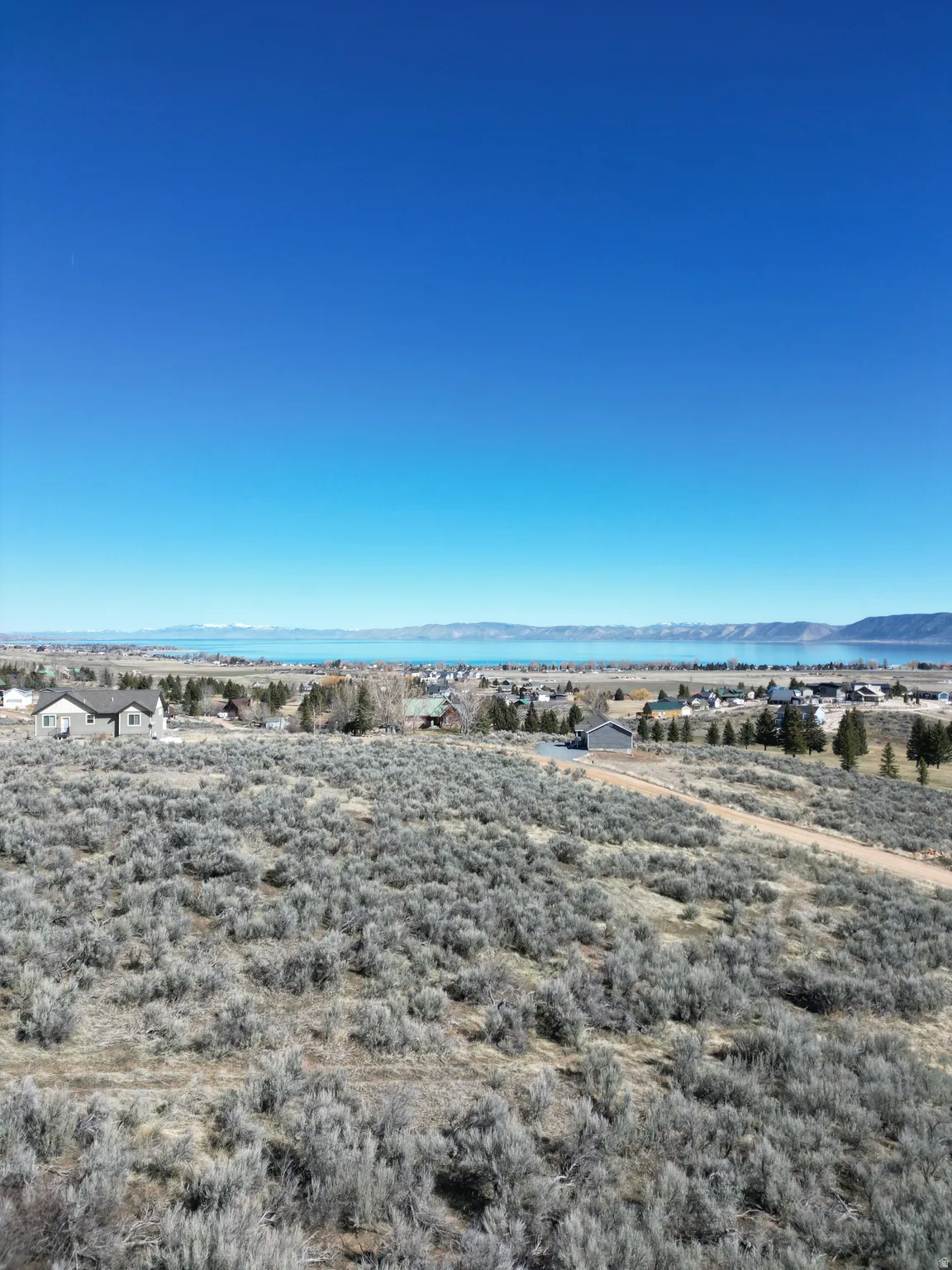Water view featuring a mountain backdrop