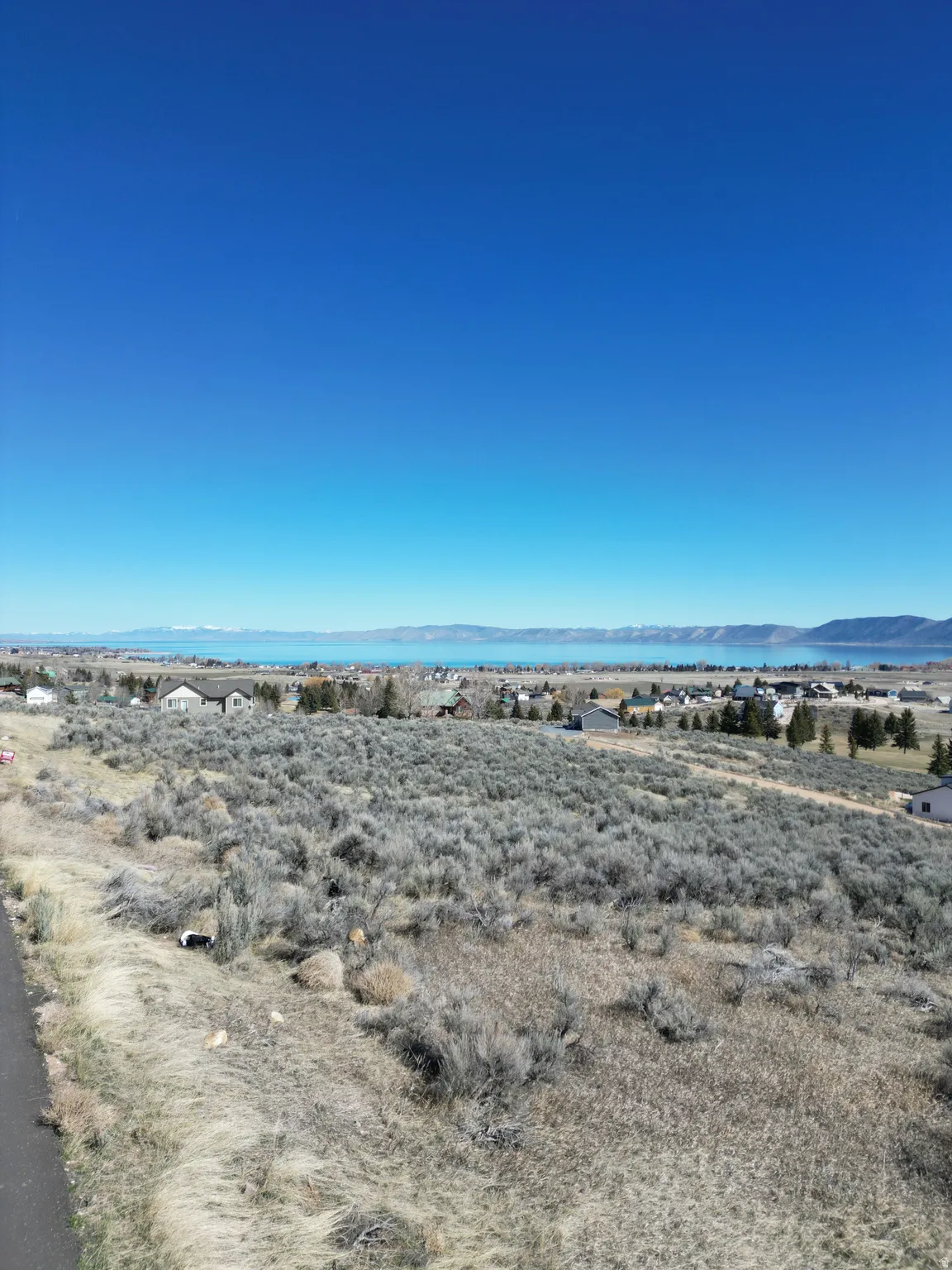 Water view with mountains