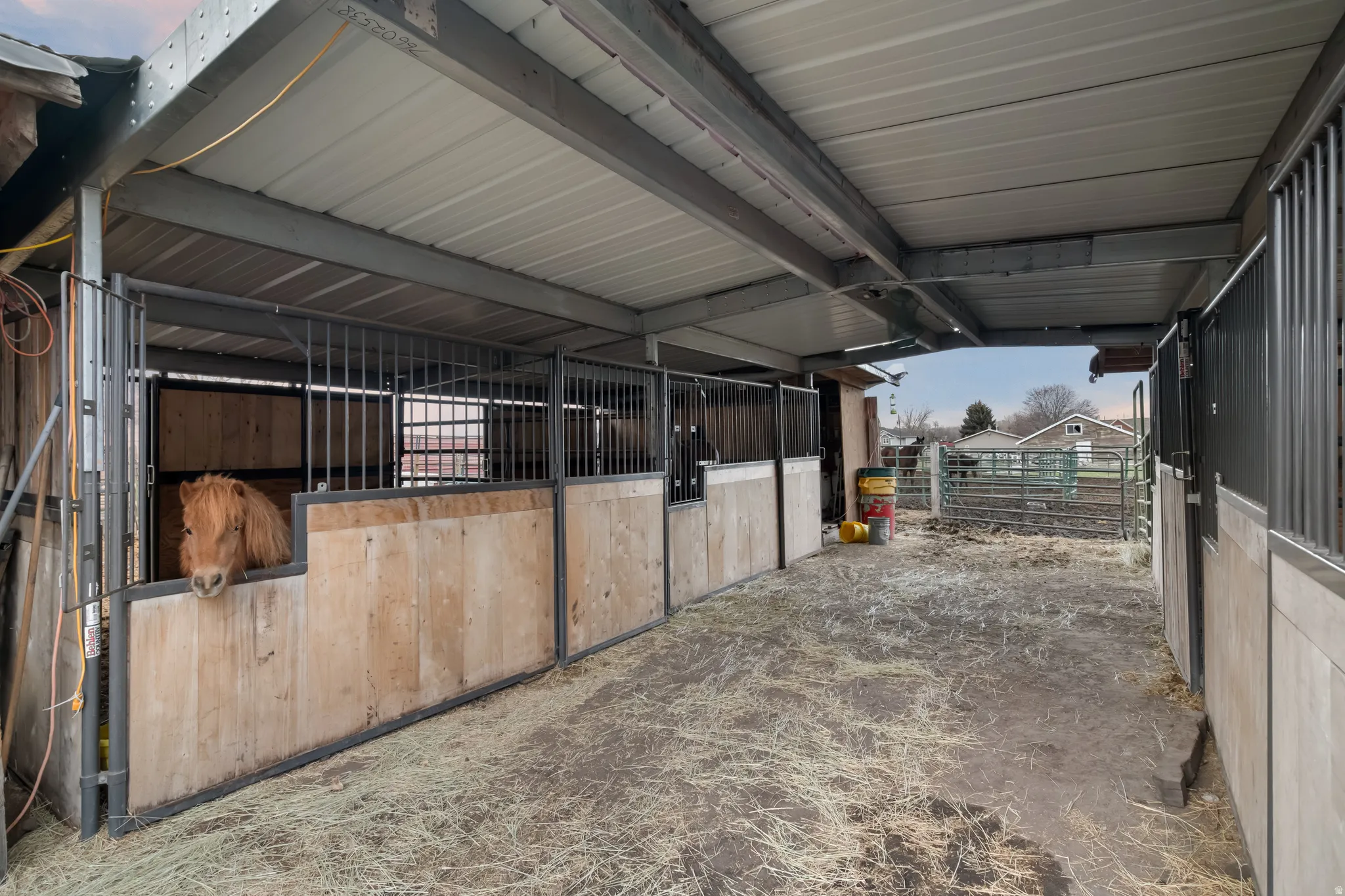 View of stable
