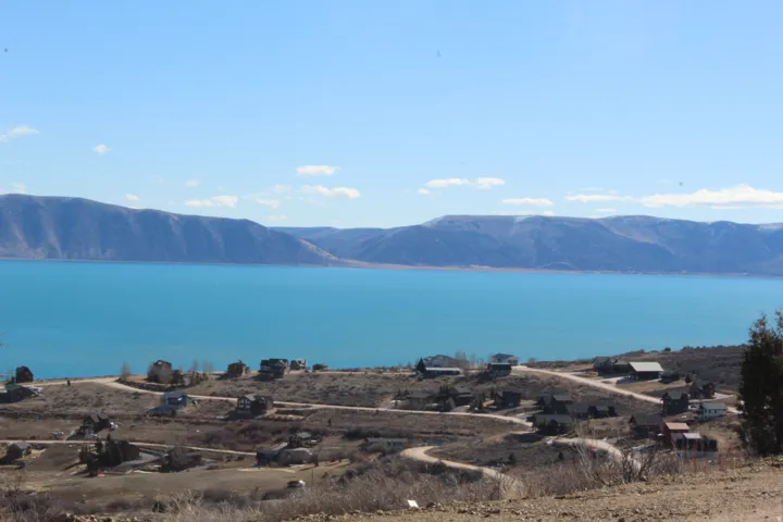 Water view with mountains