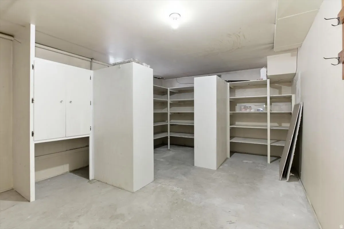 View of storage room