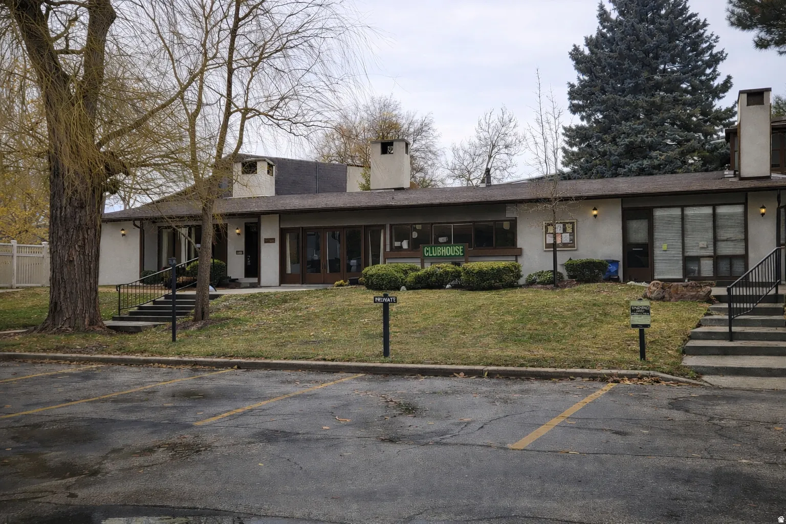 View of front Clubhouse