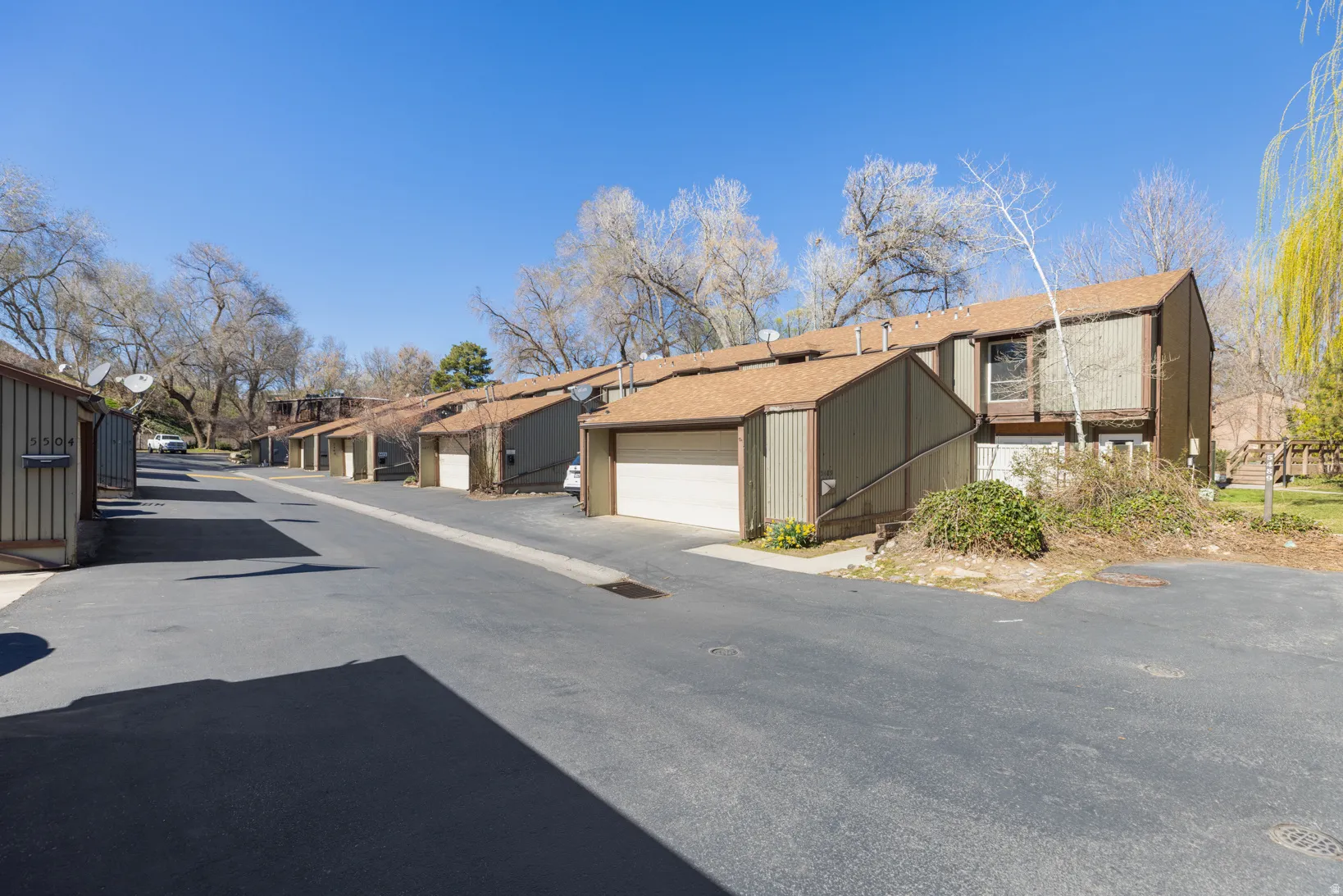 View of road with a residential view