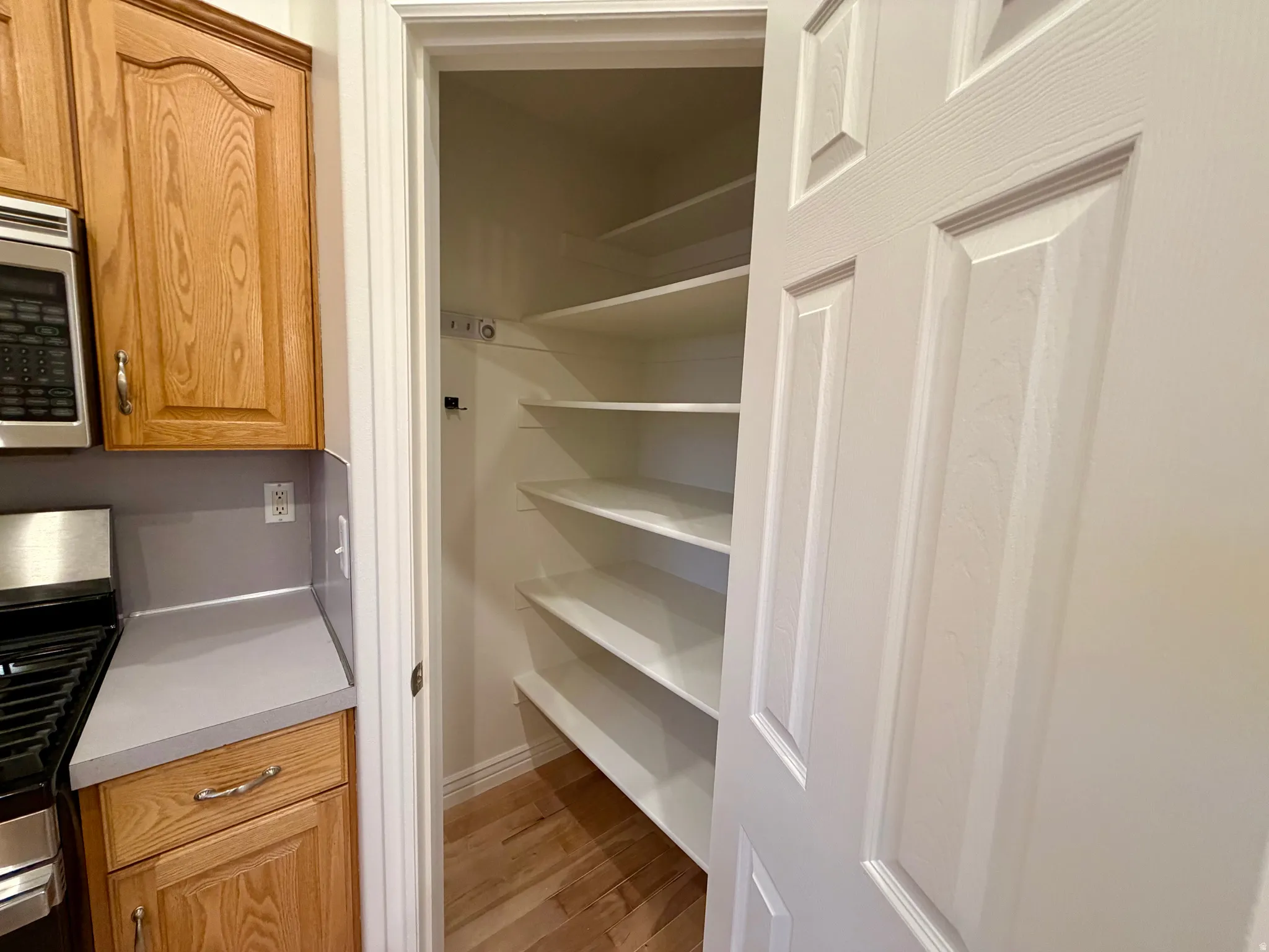 View of conveniently located pantry
