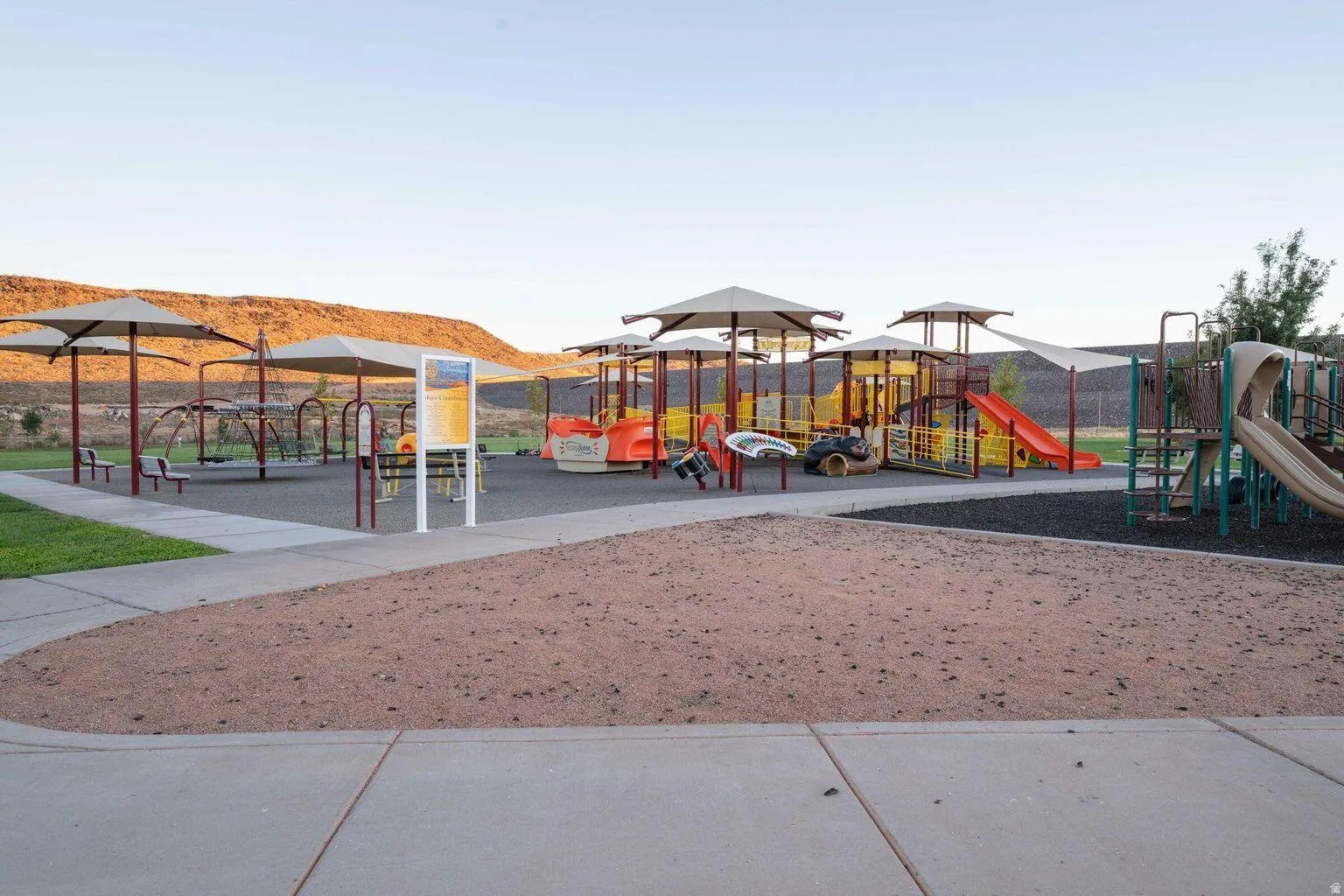 View of communal playground