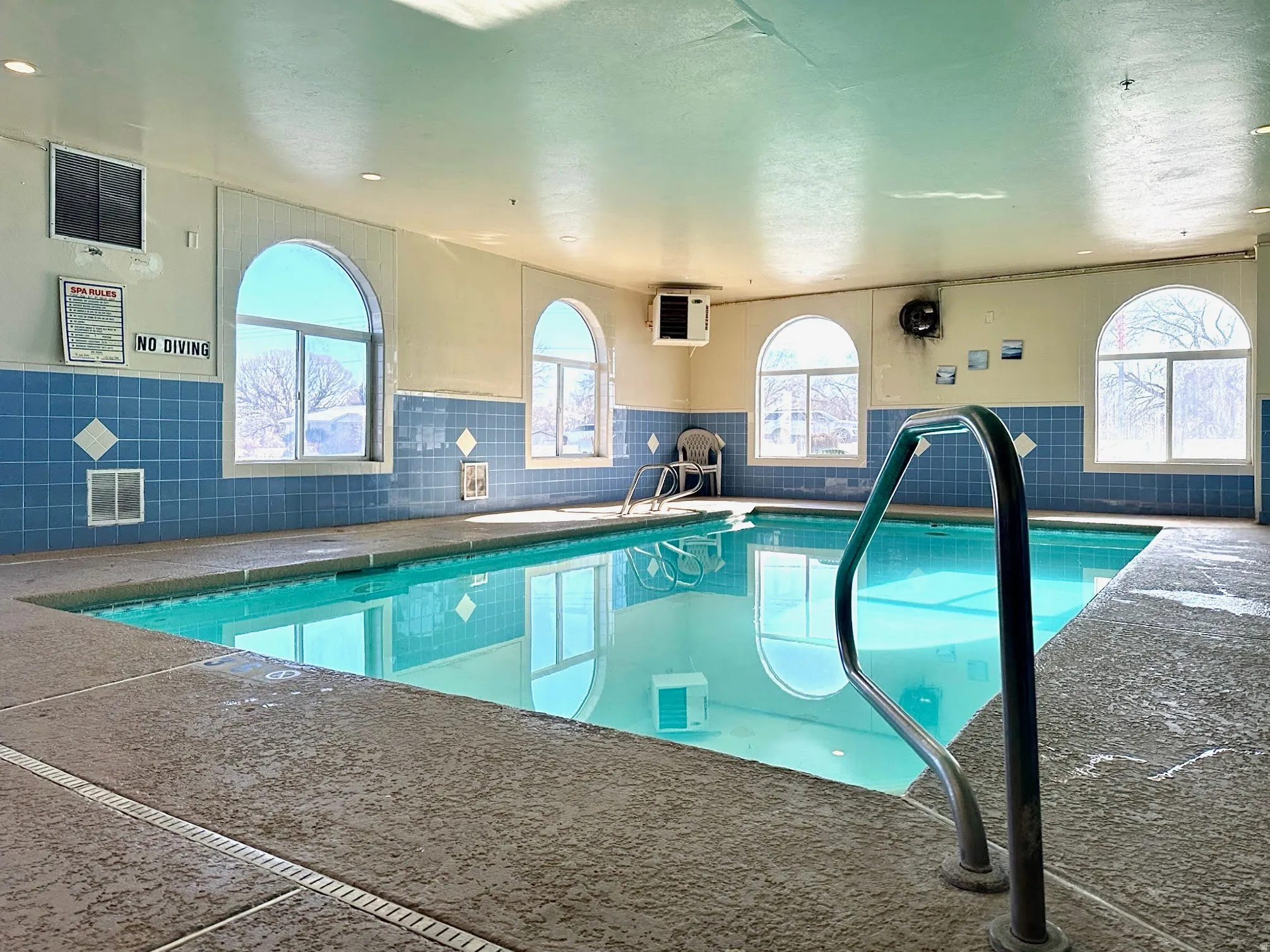 View of indoor community pool