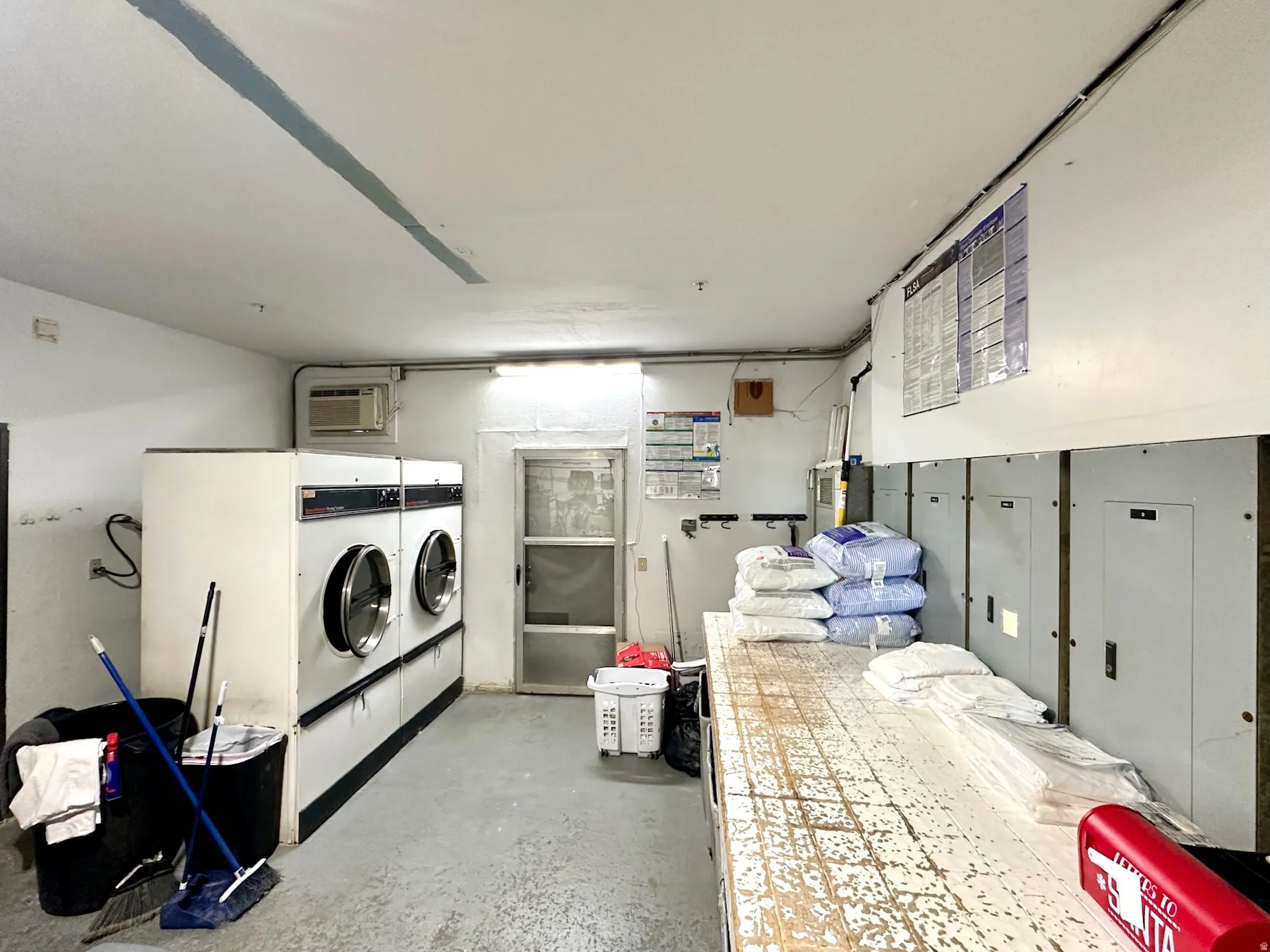 Laundry area featuring washer and clothes dryer