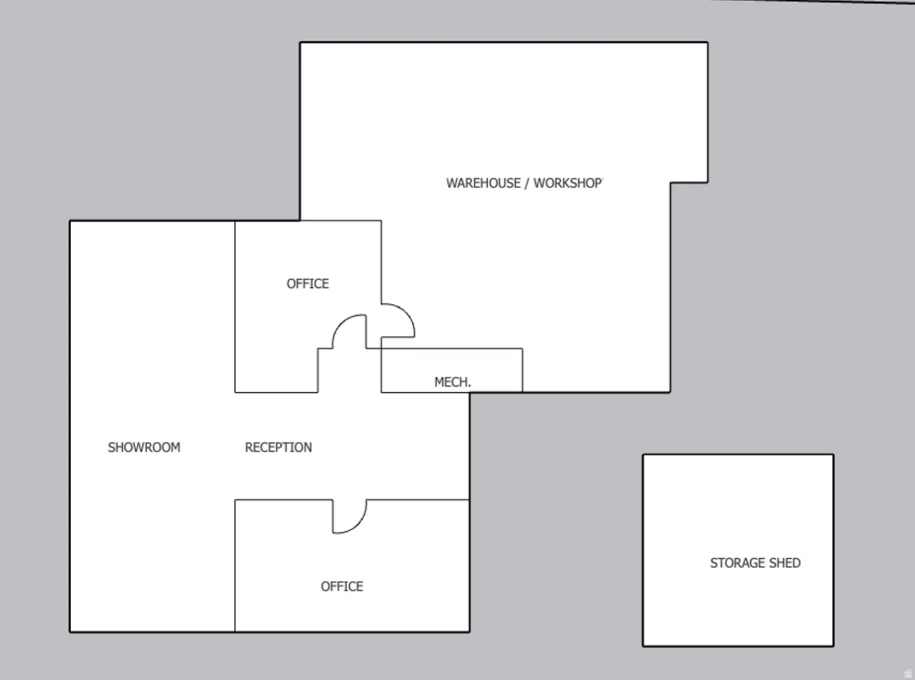 View of floor plan / room layout